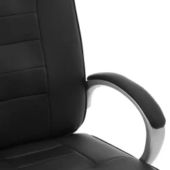 Bürostuhl Leder mit Massagefunktion SORRENTO schwarz