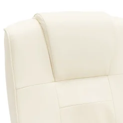 Bürostuhl Leder mit Massagefunktion SORRENTO beige