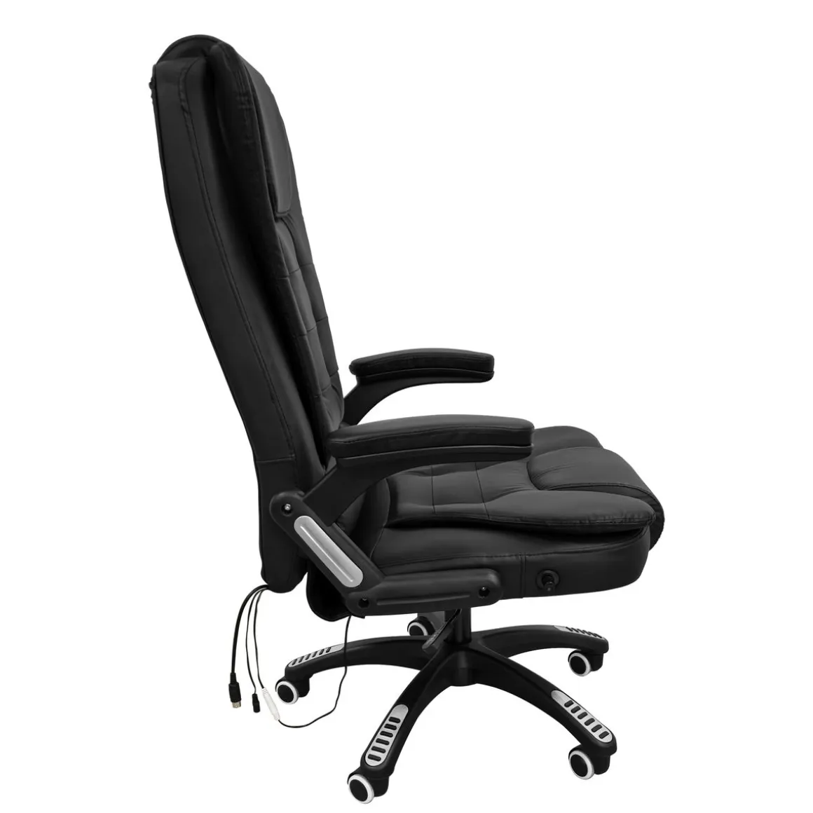 Bürostuhl Leder mit Massagefunktion BART schwarz