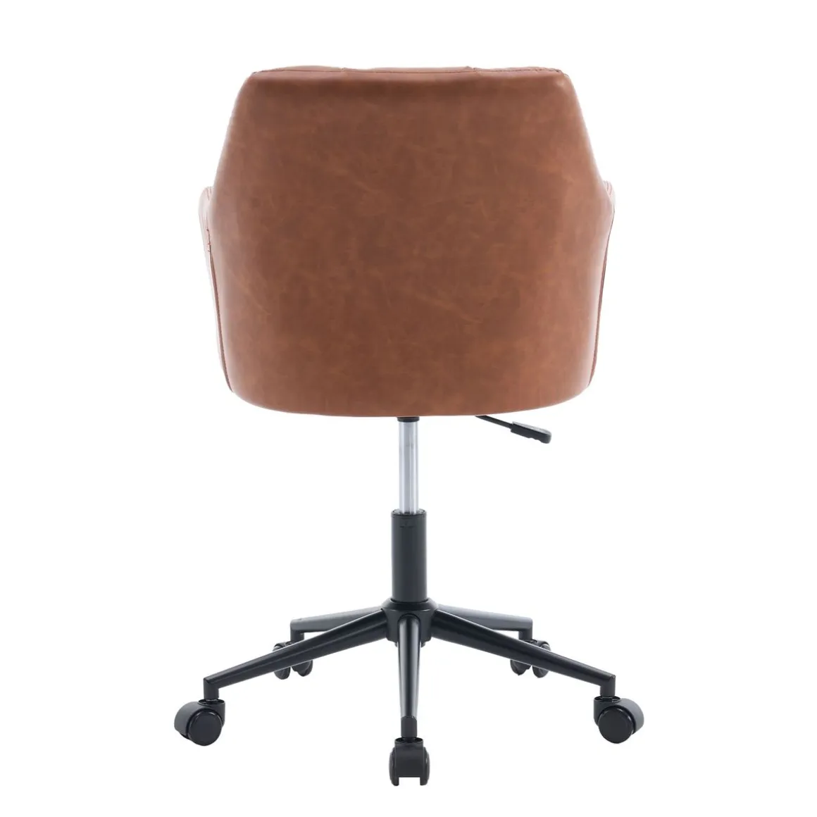Bürostuhl Leder PORTO braun
