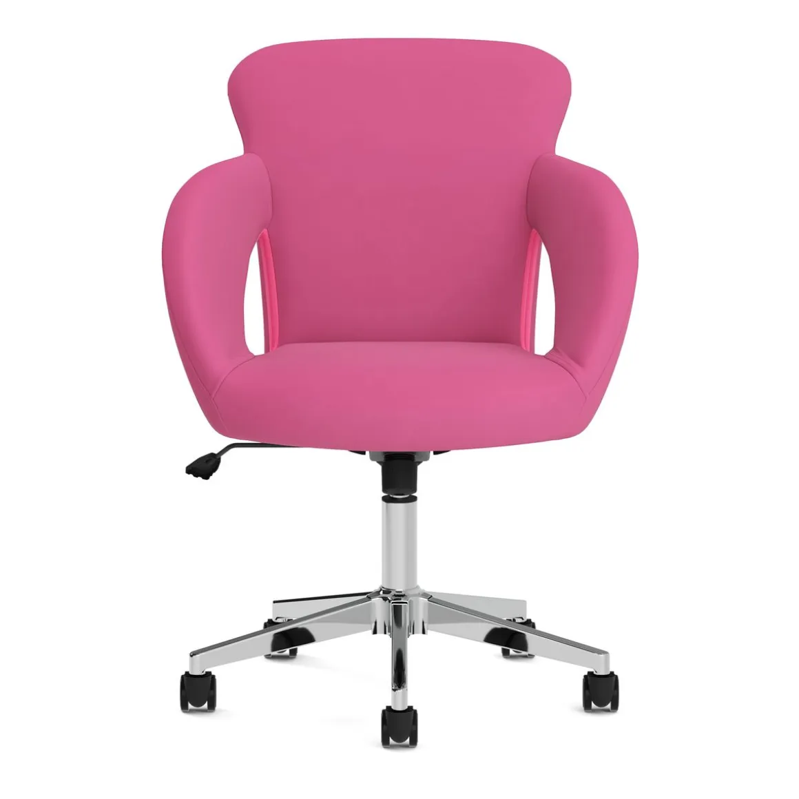 Bürostuhl Leder STELLAN pink