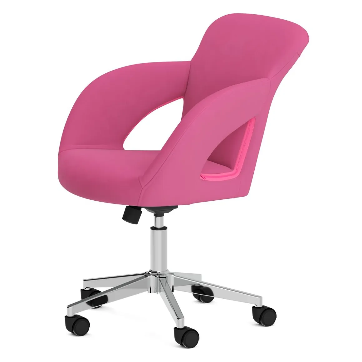 Bürostuhl Leder STELLAN pink