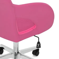 Bürostuhl Leder STELLAN pink