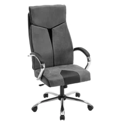 Bürostuhl Leder TENERIFE grau