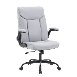 Bürostuhl Leinen OPTIMUS grau