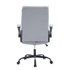Bürostuhl Leinen OPTIMUS grau