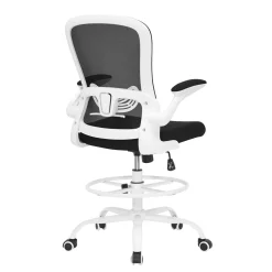 Bürostuhl MAKAR schwarz/weiss