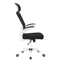 Bürostuhl REX schwarz/weiss