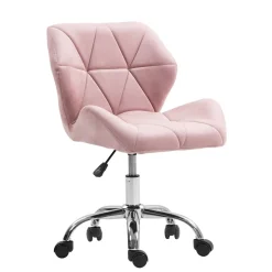 Bürostuhl Samt HEXAGON altrosa