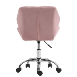 Bürostuhl Samt HEXAGON altrosa