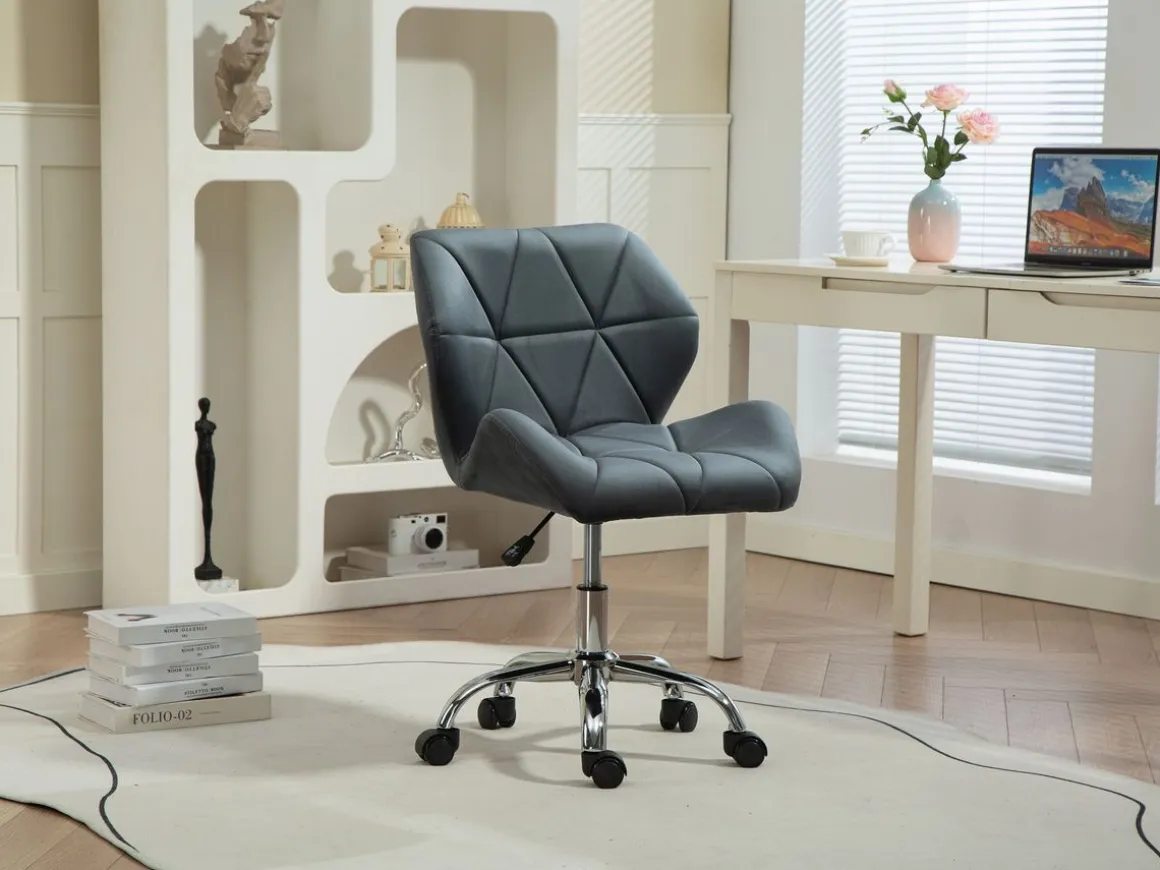 Bürostuhl Samt HEXAGON anthrazit