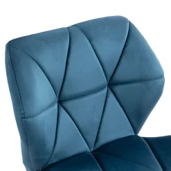 Bürostuhl Samt HEXAGON blau