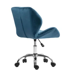 Bürostuhl Samt HEXAGON blau