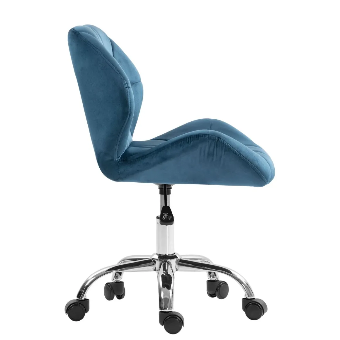 Bürostuhl Samt HEXAGON blau