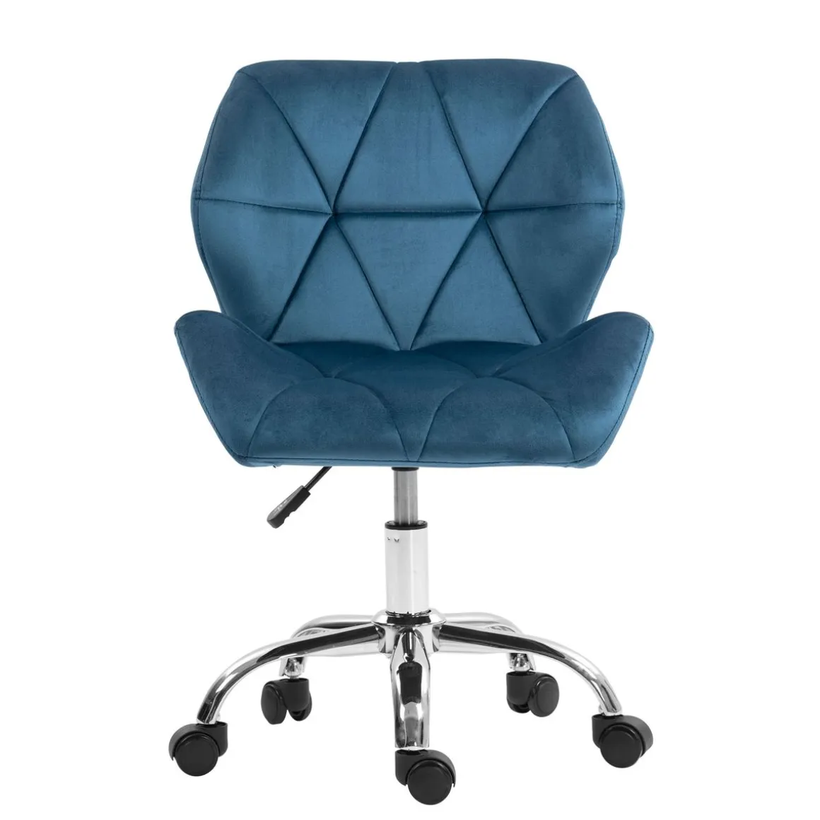 Bürostuhl Samt HEXAGON blau