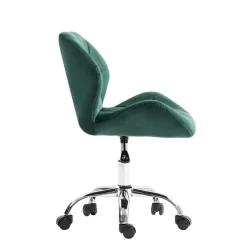 Bürostuhl Samt HEXAGON grün
