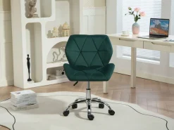 Bürostuhl Samt HEXAGON grün