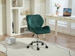 Bürostuhl Samt HEXAGON grün