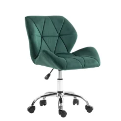 Bürostuhl Samt HEXAGON grün