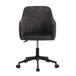 Bürostuhl Samt LEE anthrazit