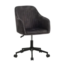 Bürostuhl Samt LEE anthrazit