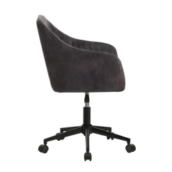 Bürostuhl Samt LEE anthrazit