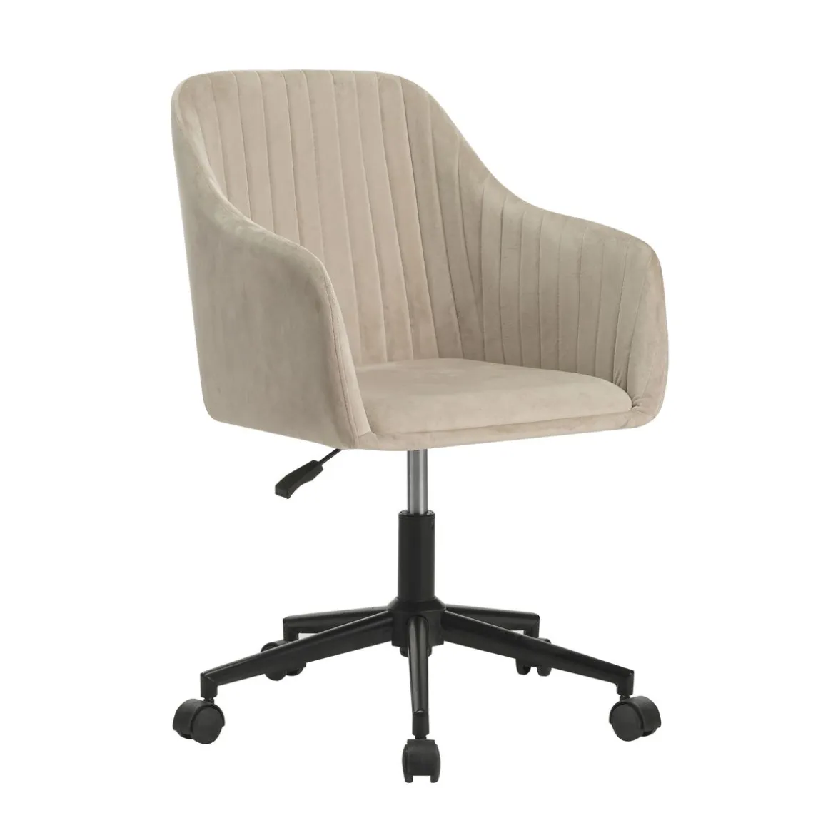 Bürostuhl Samt LEE beige