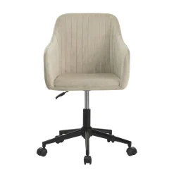 Bürostuhl Samt LEE beige