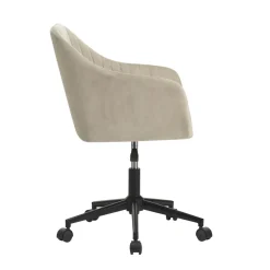 Bürostuhl Samt LEE beige