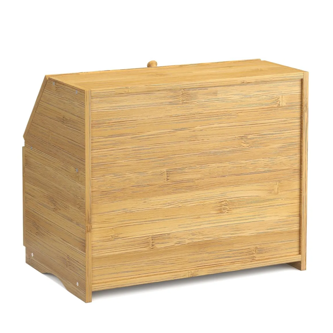Brotkasten Bambus 2 Etagen mit Sichtfenster 39 x 25 x 32 cm