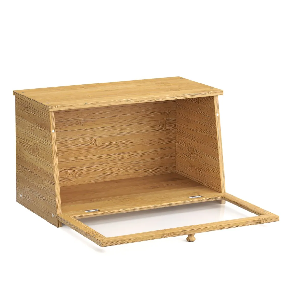Brotkasten Bambus mit Sichtfenster 38 x 21 x 23 cm