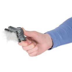 Bürste für Haustiere mit Einzugsystem