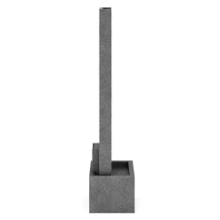 Brunnen Steinoptik mit LED 34 x 22 x 100 cm