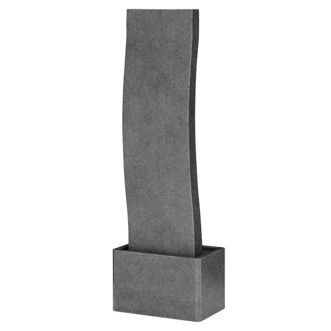 Brunnen Steinoptik mit LED 33 x 20 x 98 cm