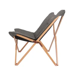 Butterfly Sessel Holz grau
