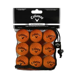 Callaway Übungsball Soft Flight mit HEX 9er Set orange