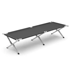 Campingbett klappbar EMERY 190 x 63 x 42 cm anthrazit