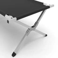 Campingbett klappbar EMERY 190 x 63 x 42 cm anthrazit