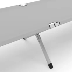 Campingbett klappbar EMERY 190 x 63 x 42 cm grau