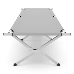 Campingbett klappbar EMERY 190 x 63 x 42 cm grau