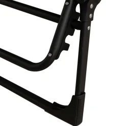 Campingbett klappbar FRAK 190 x 68 x 30 cm schwarz