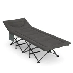 Campingbett klappbar GERB 190 x 71 x 35 cm grau