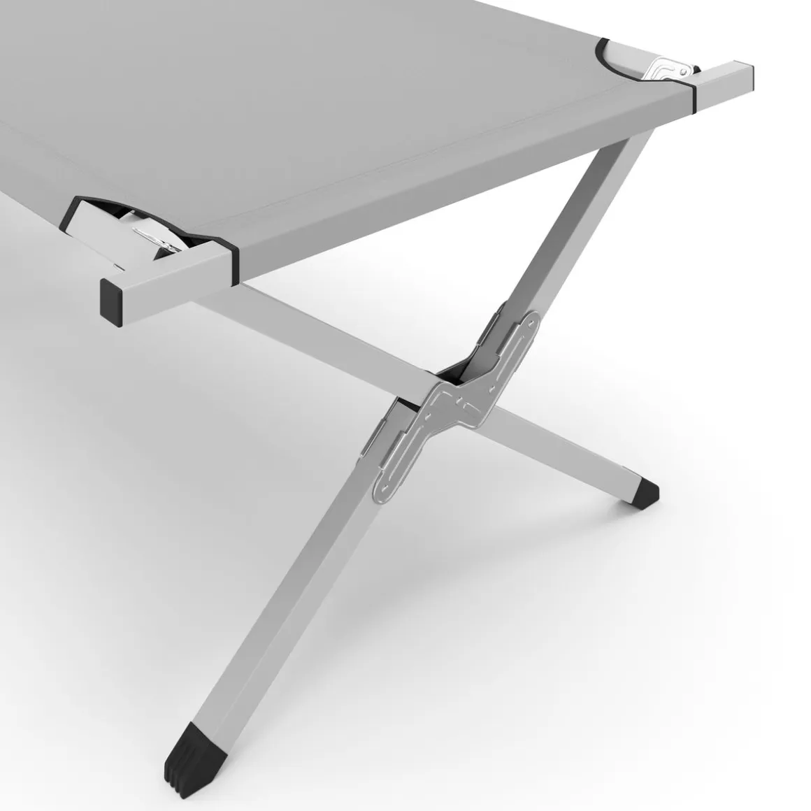 Campingbett klappbar IRIS 210 x 72 x 45 cm grau