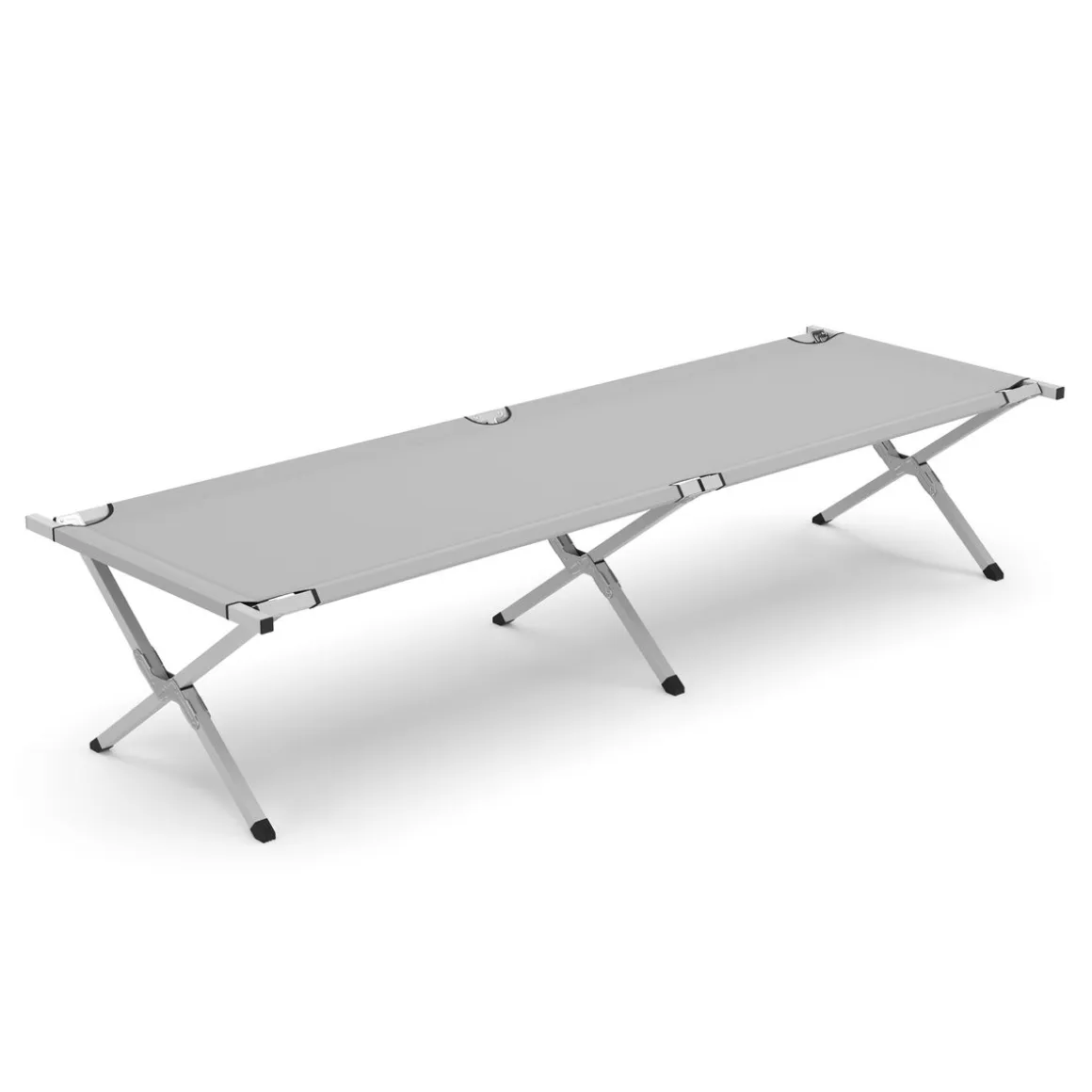 Campingbett klappbar IRIS 210 x 72 x 45 cm grau