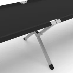 Campingbett klappbar ZEEK 210 x 72 x 45 cm schwarz