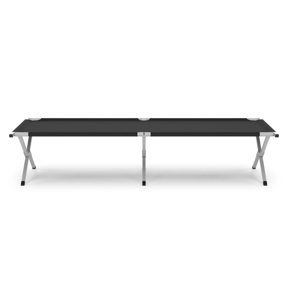 Campingbett klappbar ZEEK 210 x 72 x 45 cm schwarz