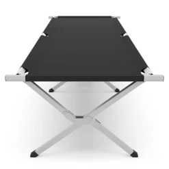 Campingbett klappbar ZEEK 210 x 72 x 45 cm schwarz