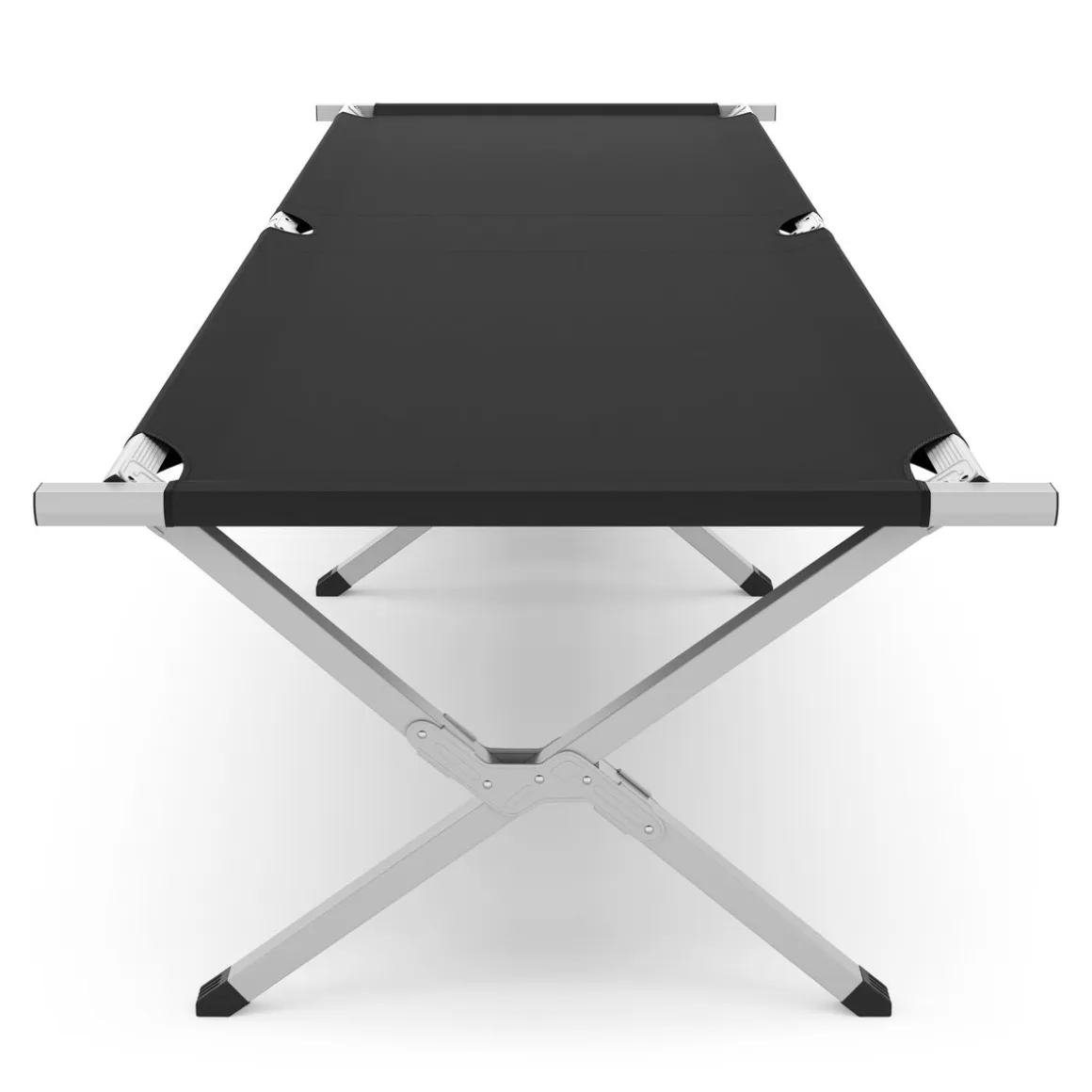 Campingbett klappbar ZEEK 210 x 72 x 45 cm schwarz