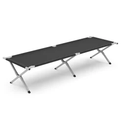 Campingbett klappbar ZEEK 210 x 72 x 45 cm schwarz