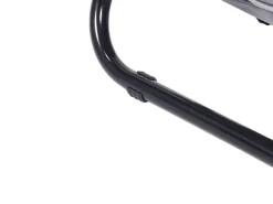Campinghocker klappbar mit Tasche grau